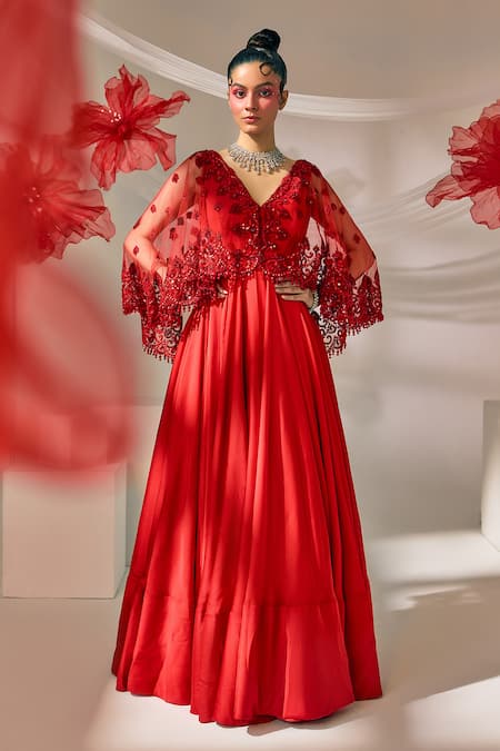 Sachkiran Bimbra Hand Embroidered Gown 