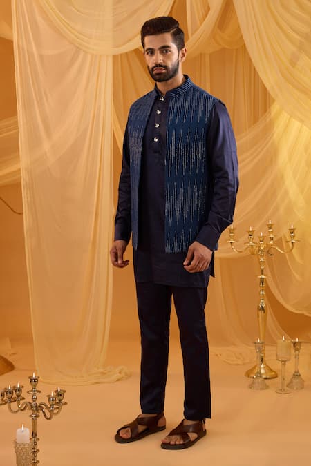 Spring Break Georgette Sequin Embroidered Bundi Set 