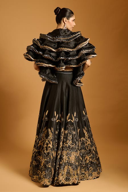 Siddartha Tytler Trifecta Ruffle Jacket