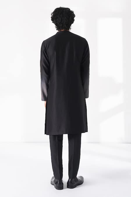 Dhruv Vaish Ombre Layered Kurta Set 