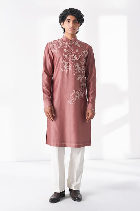 Dhruv Vaish Scattered Embroidered Kurta Set 