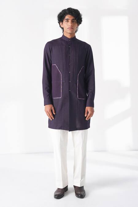Dhruv Vaish Panel Detail Kurta Set 