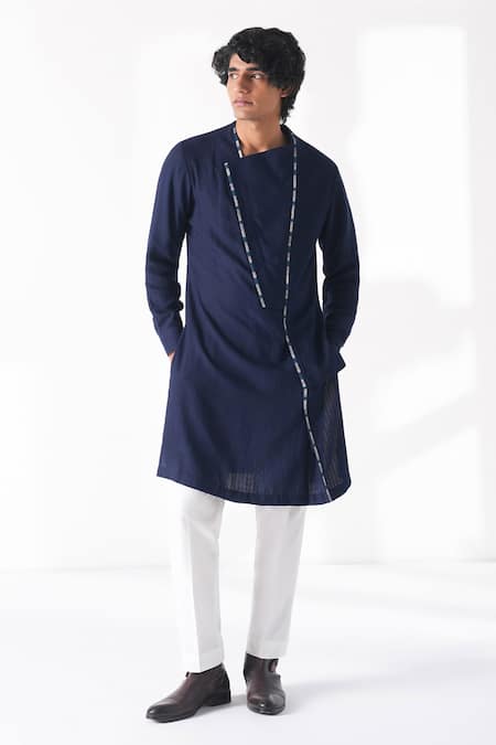 Dhruv Vaish Side Panel Kurta Set 