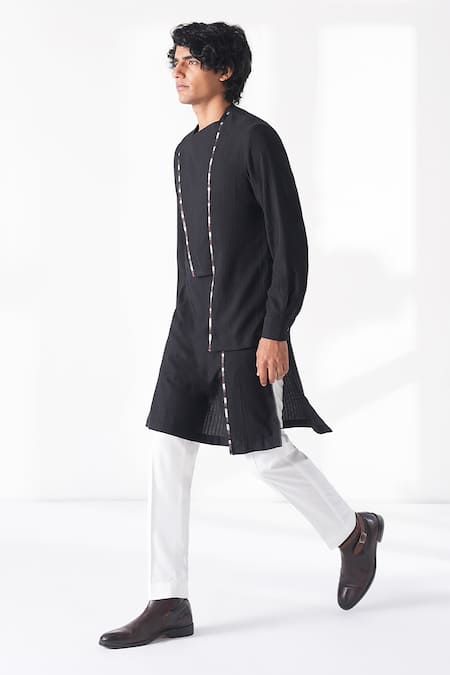 Dhruv Vaish Side Panel Kurta Set 