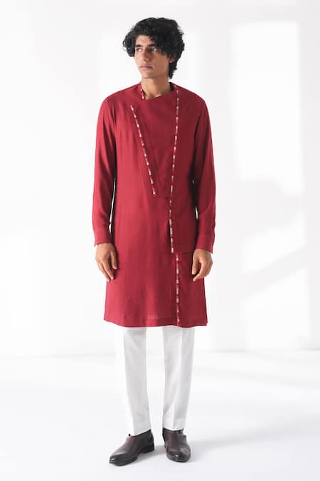 Dhruv Vaish Side Panel Kurta Set 