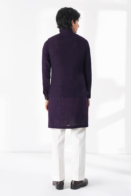 Dhruv Vaish Diagonal Cut Kurta 