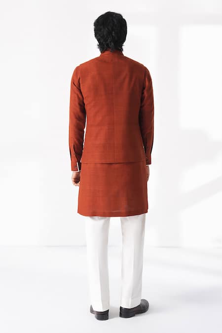 Dhruv Vaish Diagonal Cut Kurta 