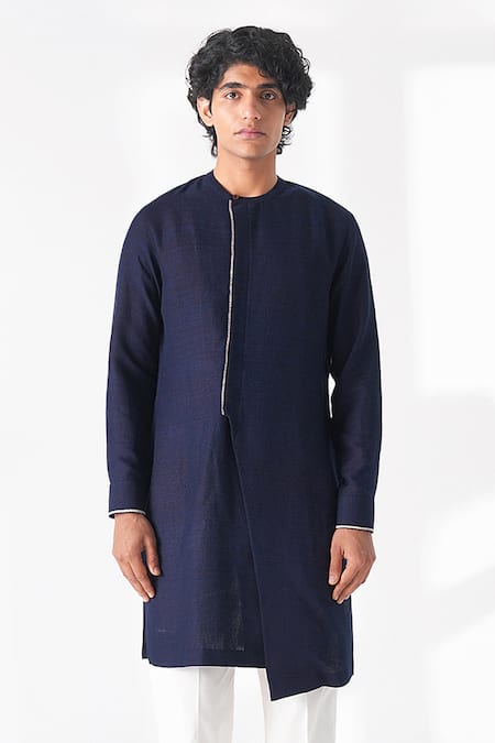 Dhruv Vaish Diagonal Cut Kurta 