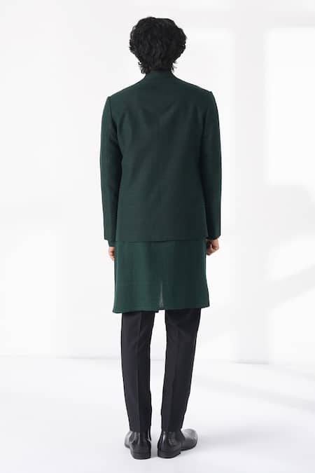 Dhruv Vaish Front Open Contemporary Bandhgala 