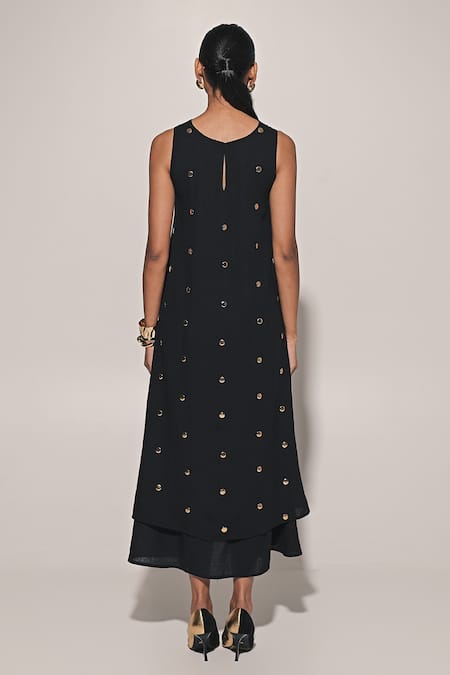 Kriti Bapna Embellished Layered Dress 