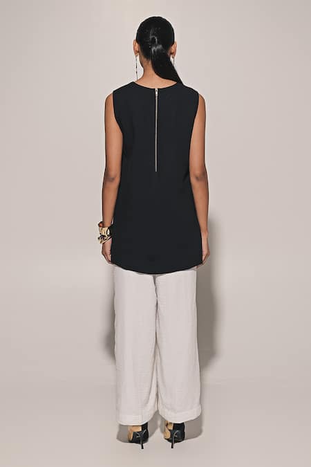 Kriti Bapna Blended Linen Top & Pant Set 