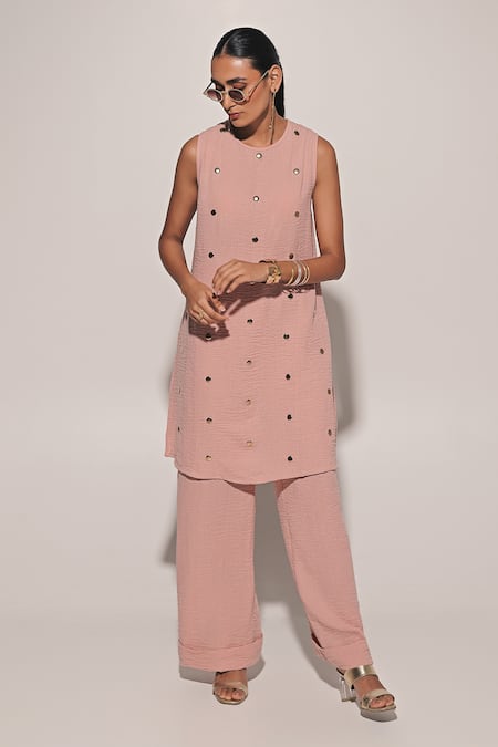 Kriti Bapna Kiyomi Embellished Top & Pant Set 