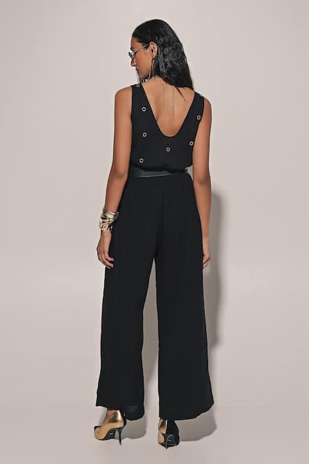 Kriti Bapna Blended Linen Blouse & Pant Set  