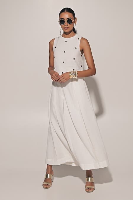 Kriti Bapna Embellished Top & Skirt Set 