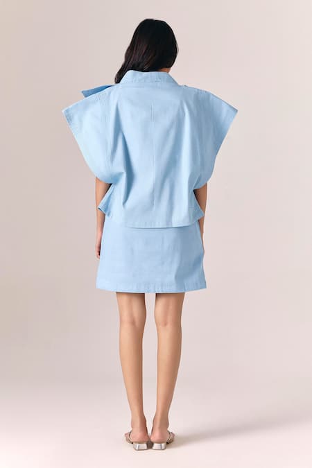 Savaaya Denim Jacket & Dress Set 