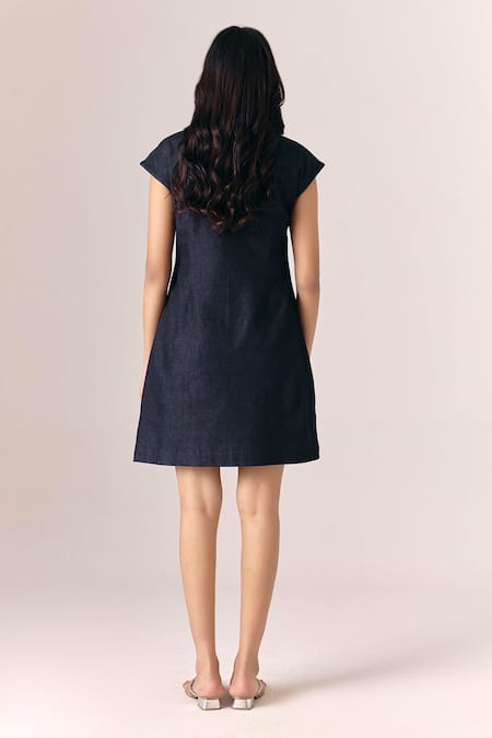 Savaaya Starnight Denim Dress 