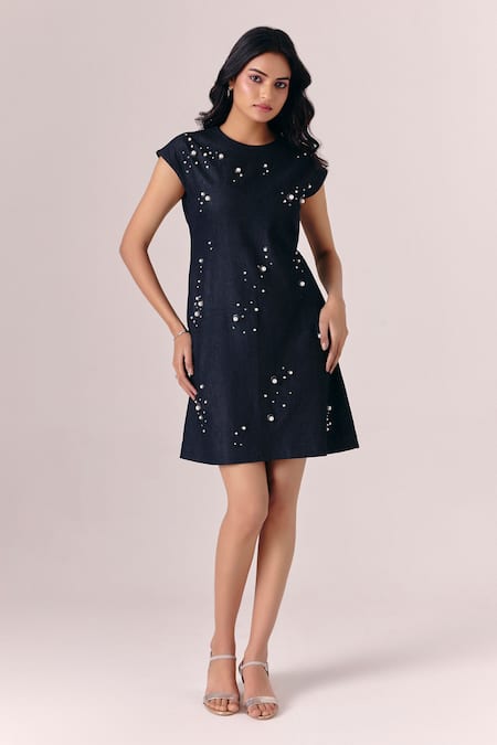 Savaaya Starnight Denim Dress 