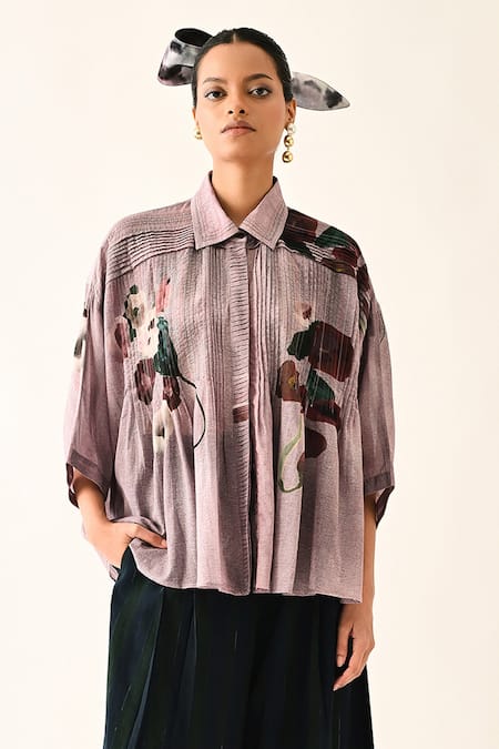 OFRIDA Dotted Dobby Shirt 