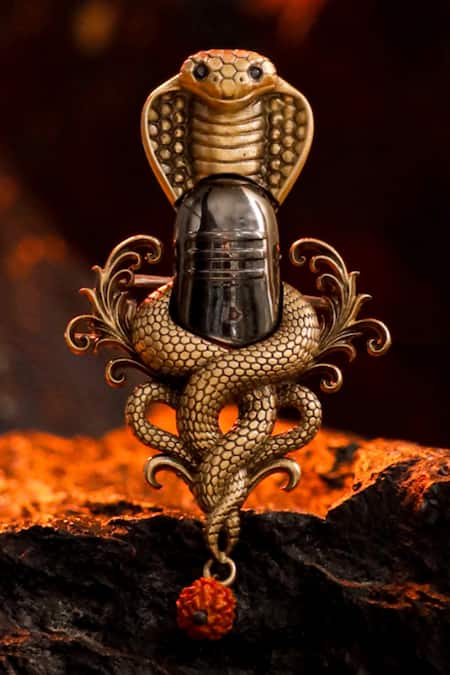 Cosa Nostraa Mahadev Naga Aura Brooch 