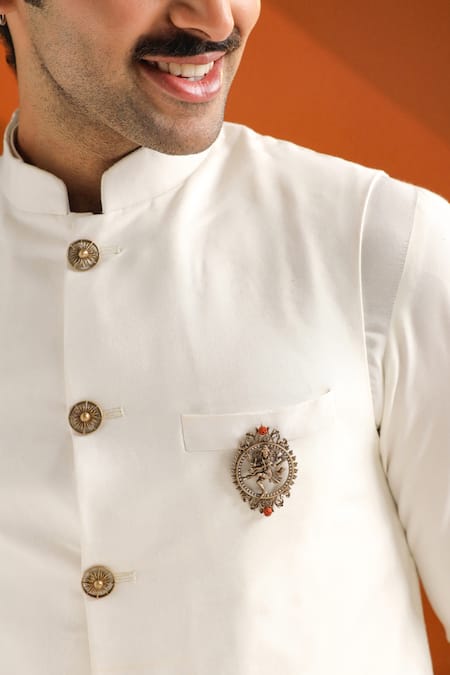 Cosa Nostraa Sacred Nataraj Aura Brooch 