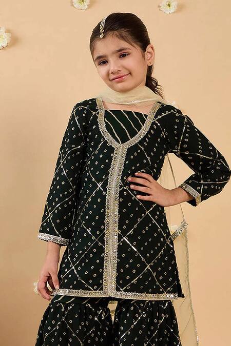 Jhambthreads Black Georgette, Net Embroidery Printed And Kurta Set Online at Aza Fashions Jhambthreads_Black Georgette, Net Embroidery Printed And Kurta Set _Online_at_Aza_Fashions