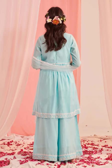 Jhambthreads Embroidered Cotton Kurta Set 