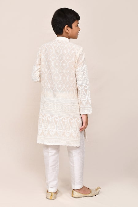 Jhambthreads Thread & Sequin Work Kurta Set 