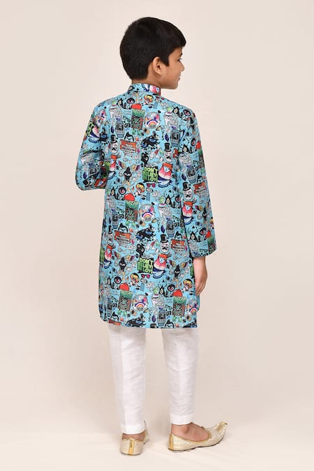 Jhambthreads Printed Kurta Set 