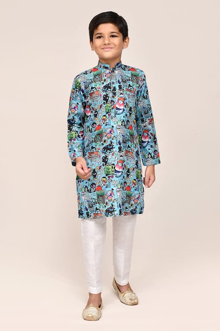 Jhambthreads Printed Kurta Set 