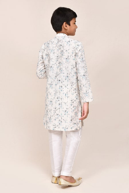 Jhambthreads Thread Work Kurta & Pant Set 