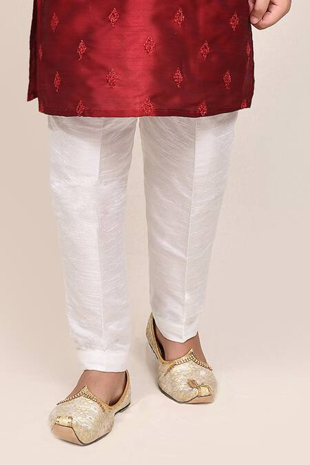 Jhambthreads Maroon Silk Embroidery, Sequins Placement Kurta Set Online at Aza Fashions Jhambthreads_Maroon Silk Embroidery, Sequins Placement Kurta Set _Online_at_Aza_Fashions