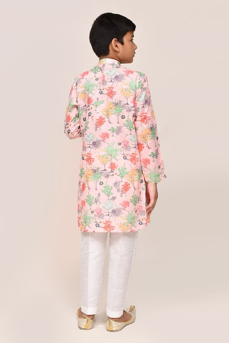 Jhambthreads Floral Print Kurta Set 