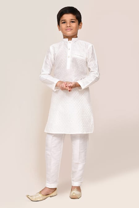 Jhambthreads Sequin Work Kurta & Pant Set 