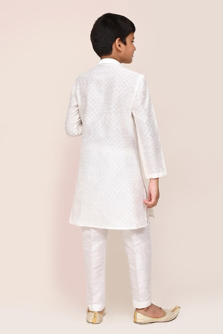 Jhambthreads Sequin Work Kurta & Pant Set 