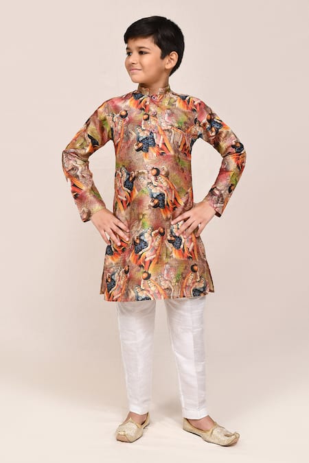 Jhambthreads Printed Kurta & Pant Set 