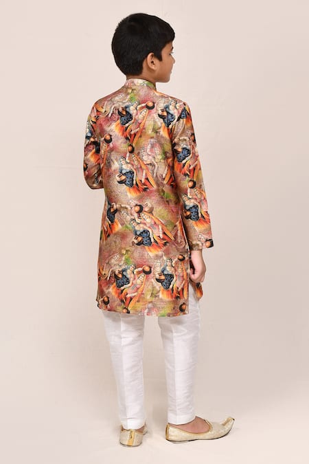 Jhambthreads Printed Kurta & Pant Set 