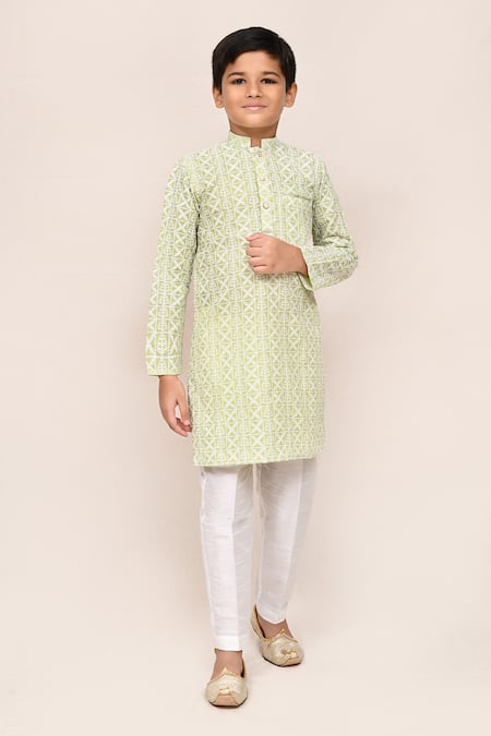Jhambthreads Embroidered Kurta & Pant Set 