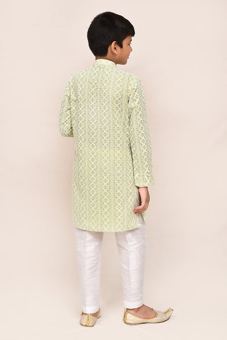 Jhambthreads Embroidered Kurta & Pant Set 