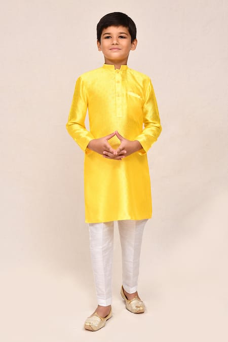 Jhambthreads Geometric Pattern Kurta & Pant Set 