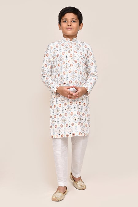 Jhambthreads Sequin Work Kurta & Pant Set 