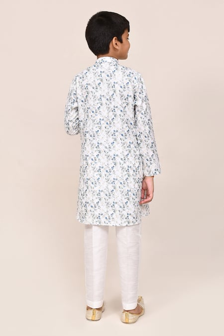 Jhambthreads Floral Print Kurta Set 