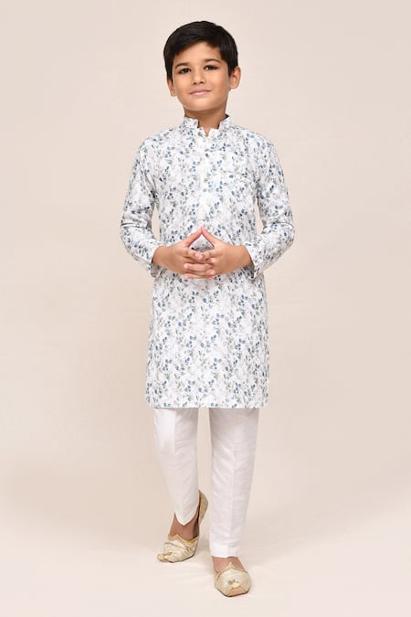 Jhambthreads Floral Print Kurta Set 