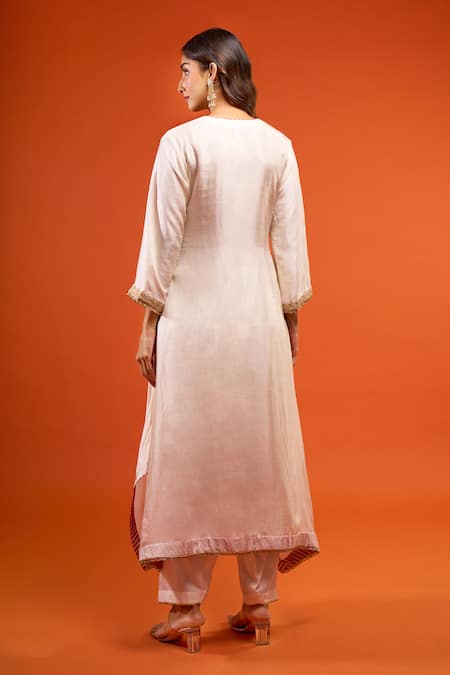 Sheetal Batra Amaya Embroidered Kaftan & Pant Set 