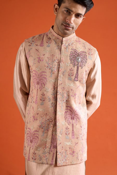 Buy_Qbik_Pink Embroidery Tropical Thread Bundi Set 