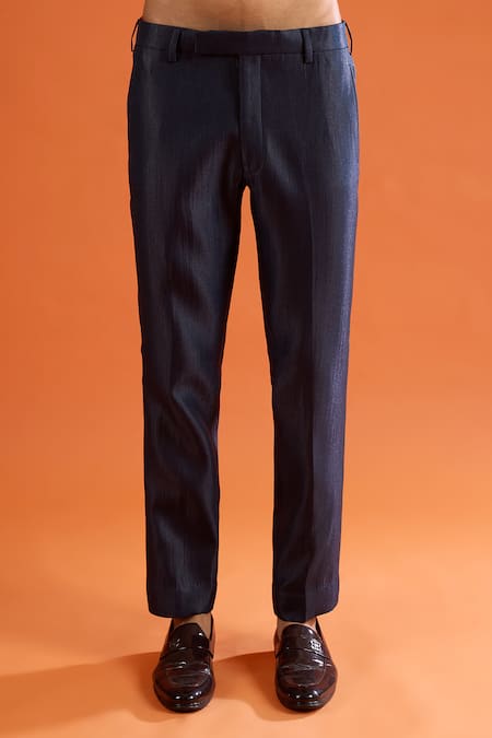 Buy Qbik Blue Embroidery, Stones, Mirrors Placement Embellished Kurta And Pant Set Online at Aza Fashions Buy_Qbik_Blue Embroidery, Stones, Mirrors Placement Embellished Kurta And Pant Set _Online_at_Aza_Fashions