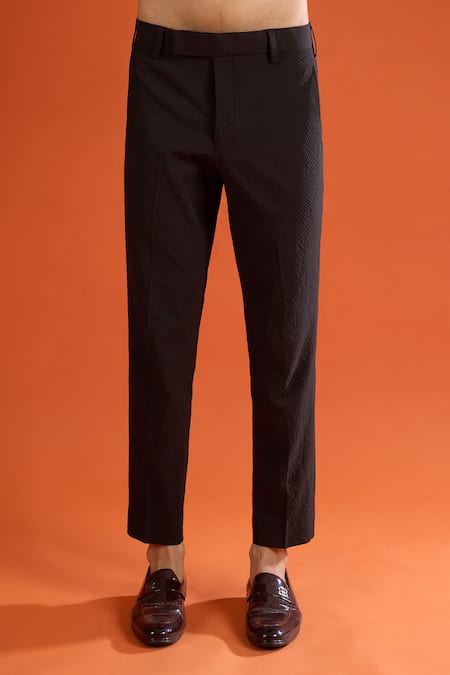 Buy_Qbik_Black Beads, Mirrors Work Kurta Set _Online_at_Aza_Fashions