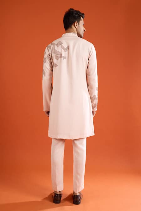 Qbik Geometric Pattern Kurta Set 