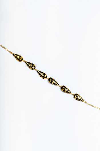 Bauble Bazaar_Black Cat Walk Glow Choker Necklace _Online_at_Aza_Fashions