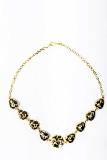 Buy Bauble Bazaar Black Wild Empress Necklace Online at Aza Fashions Buy_Bauble Bazaar_Black Wild Empress Necklace _Online_at_Aza_Fashions