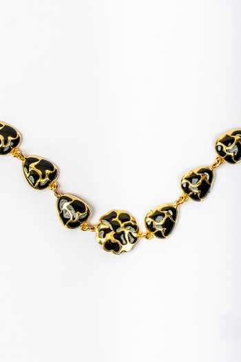 Shop Bauble Bazaar Black Wild Empress Necklace Online at Aza Fashions Shop_Bauble Bazaar_Black Wild Empress Necklace _Online_at_Aza_Fashions